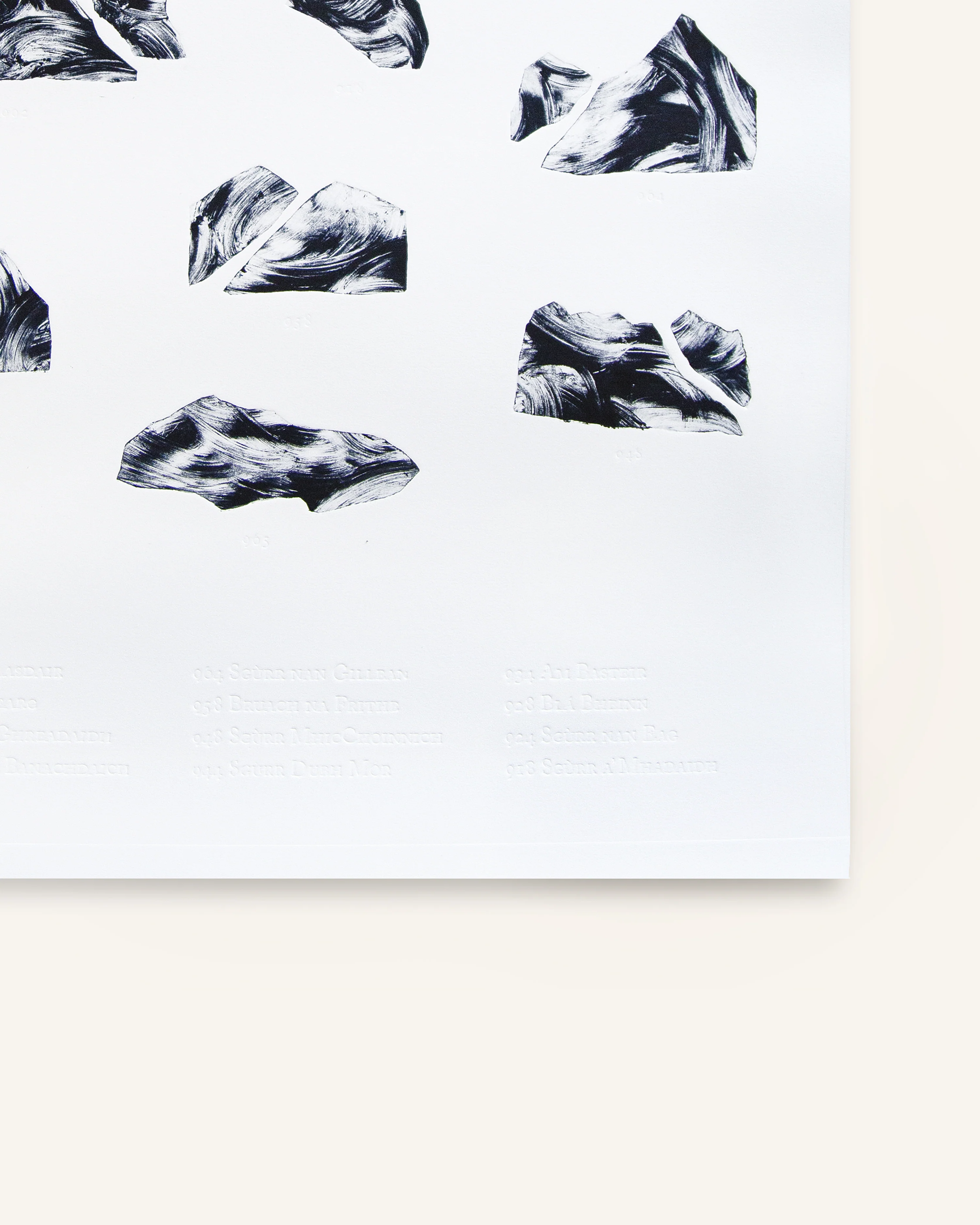 Black Cuillin Relief Print - Image 3