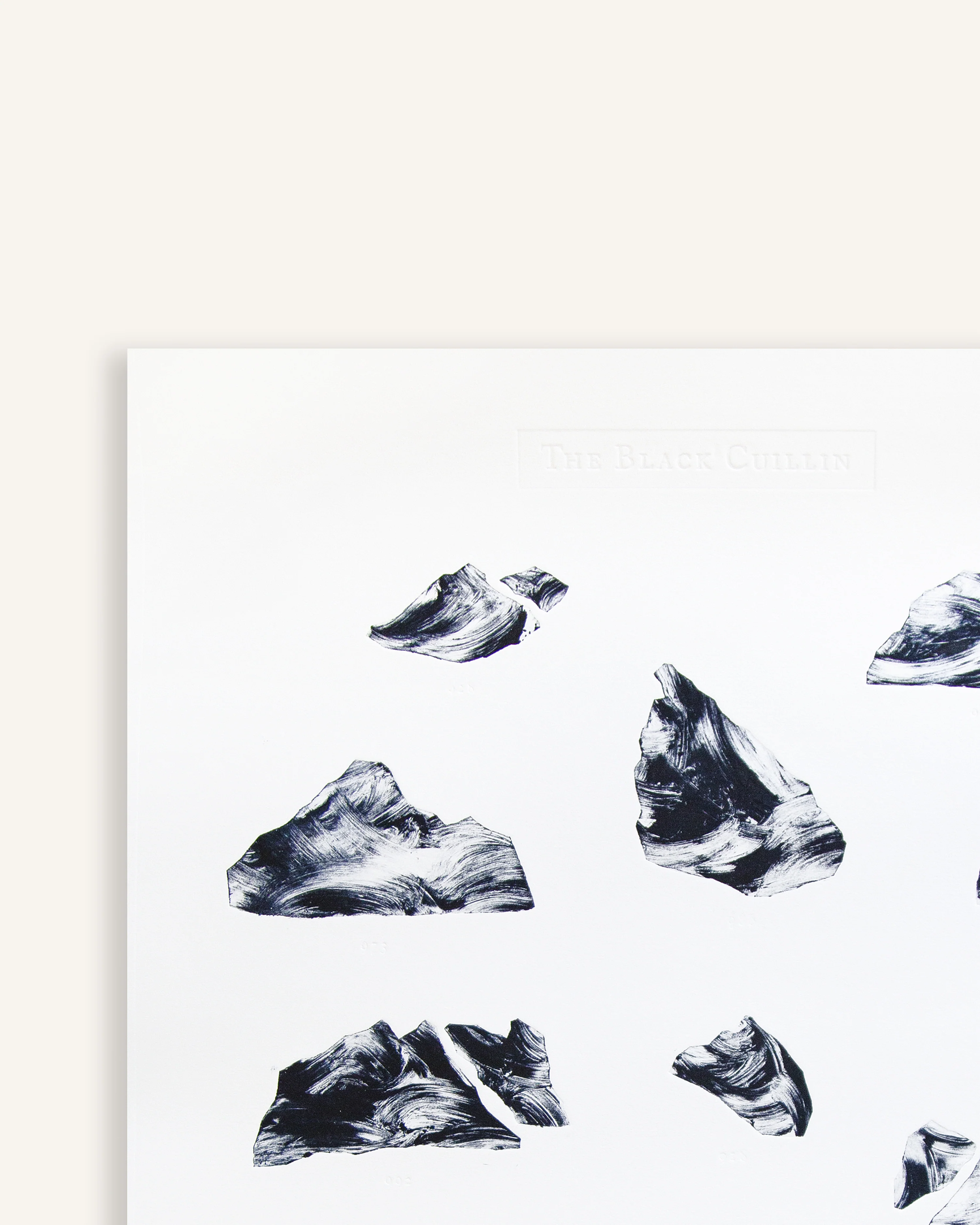Black Cuillin Relief Print - Image 4