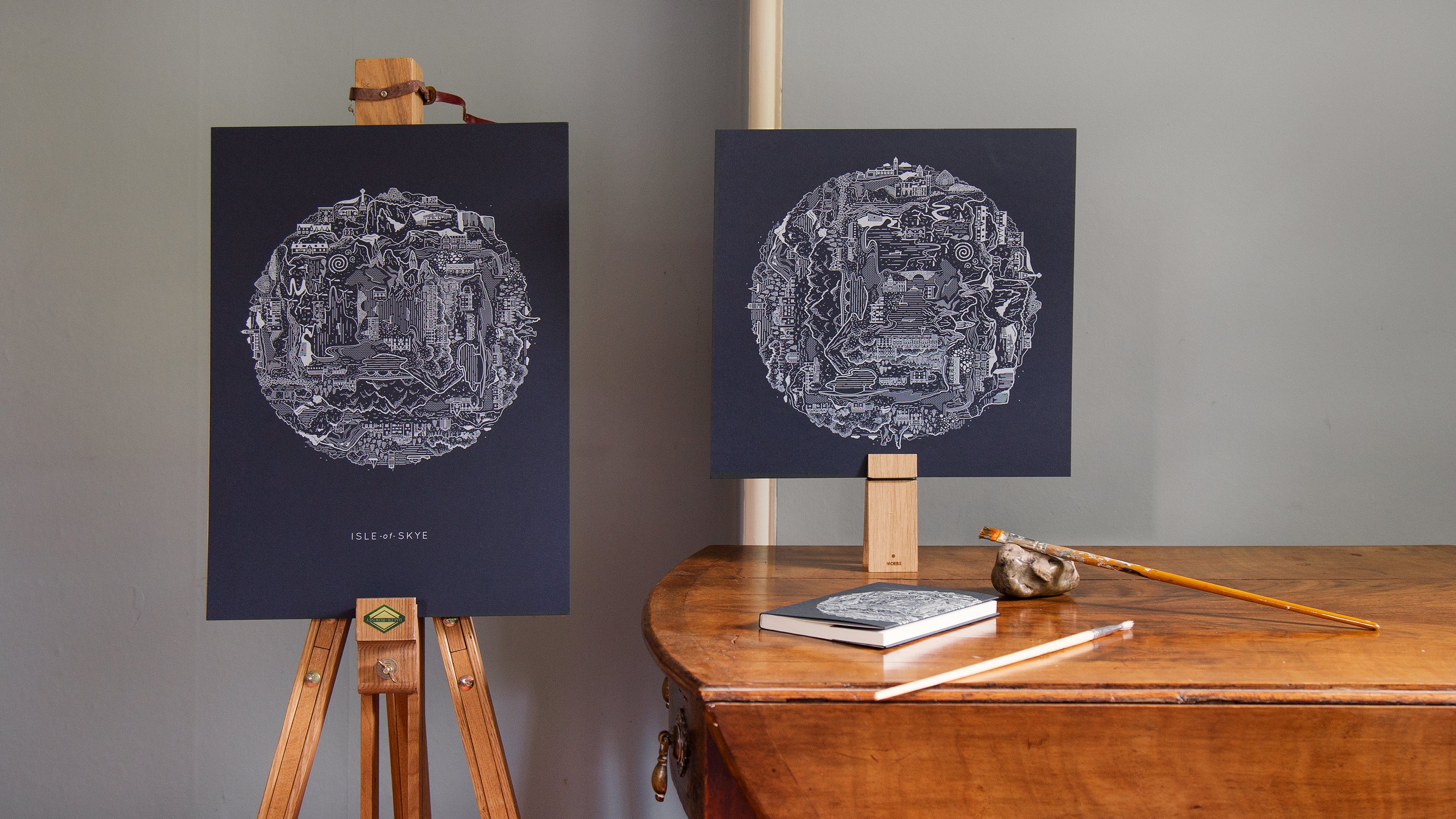 Isle of Skye Map Print - Image 3