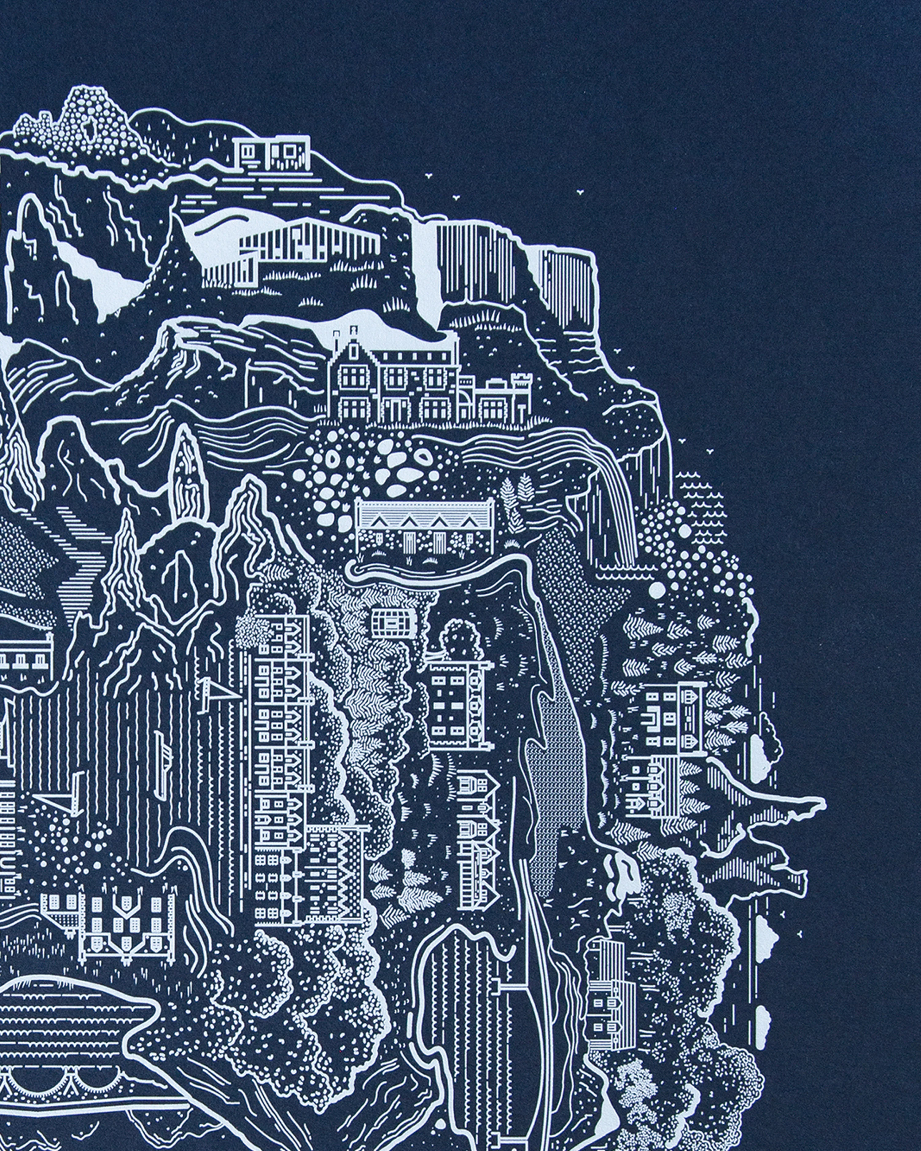 Isle of Skye Map Square Print - Image 3