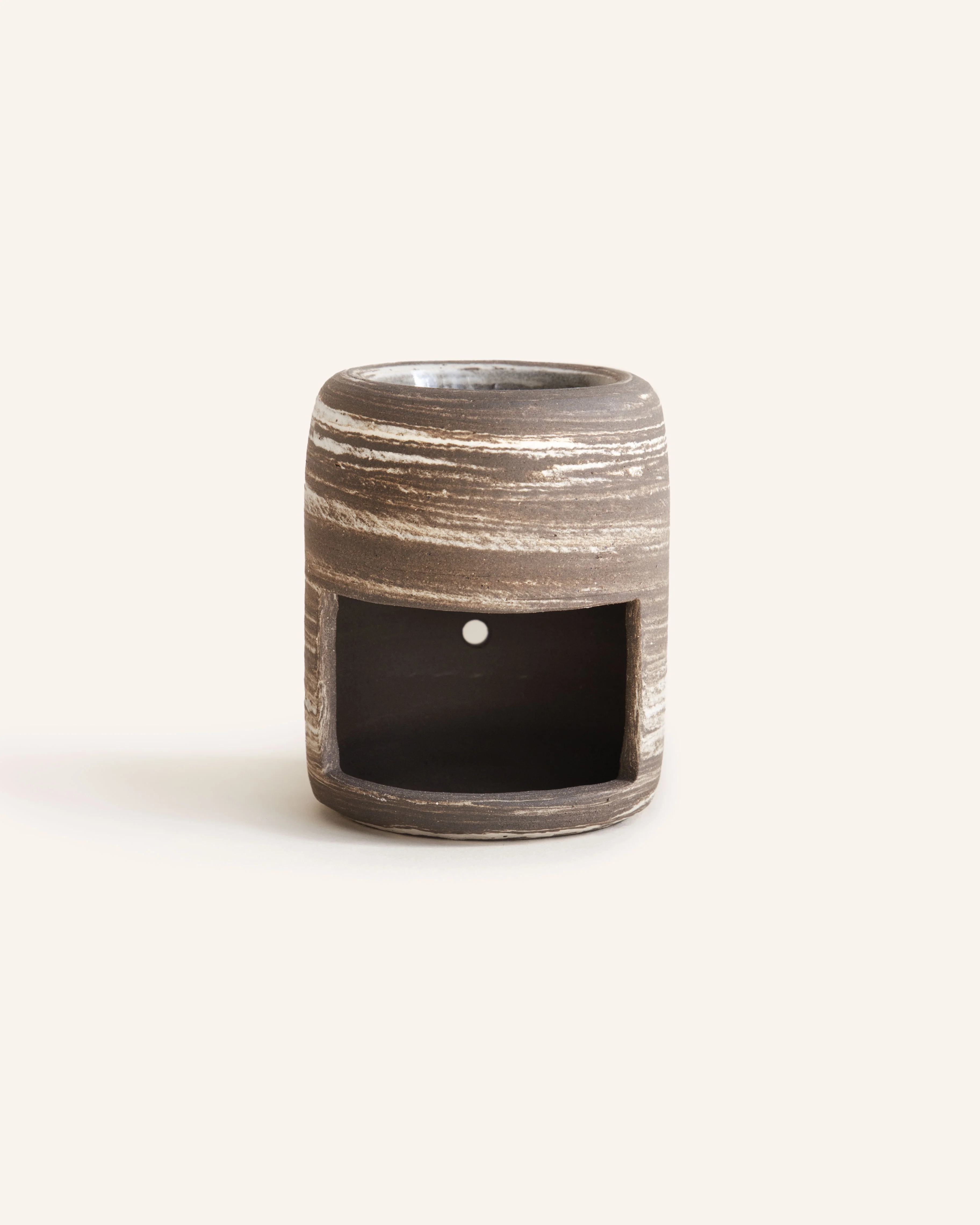 Skye Sand Oil Burner Wax Melter in Black Marble - Image 4